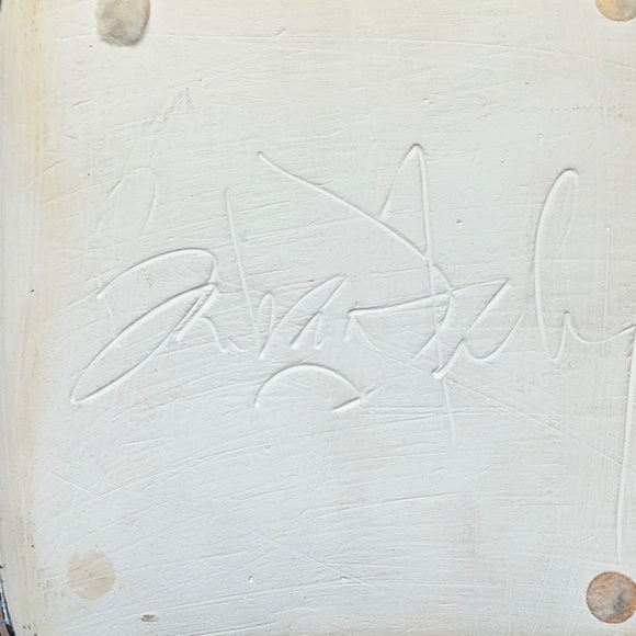 Signed Gold, & silver, dish Vintage - Picture 3 of 3